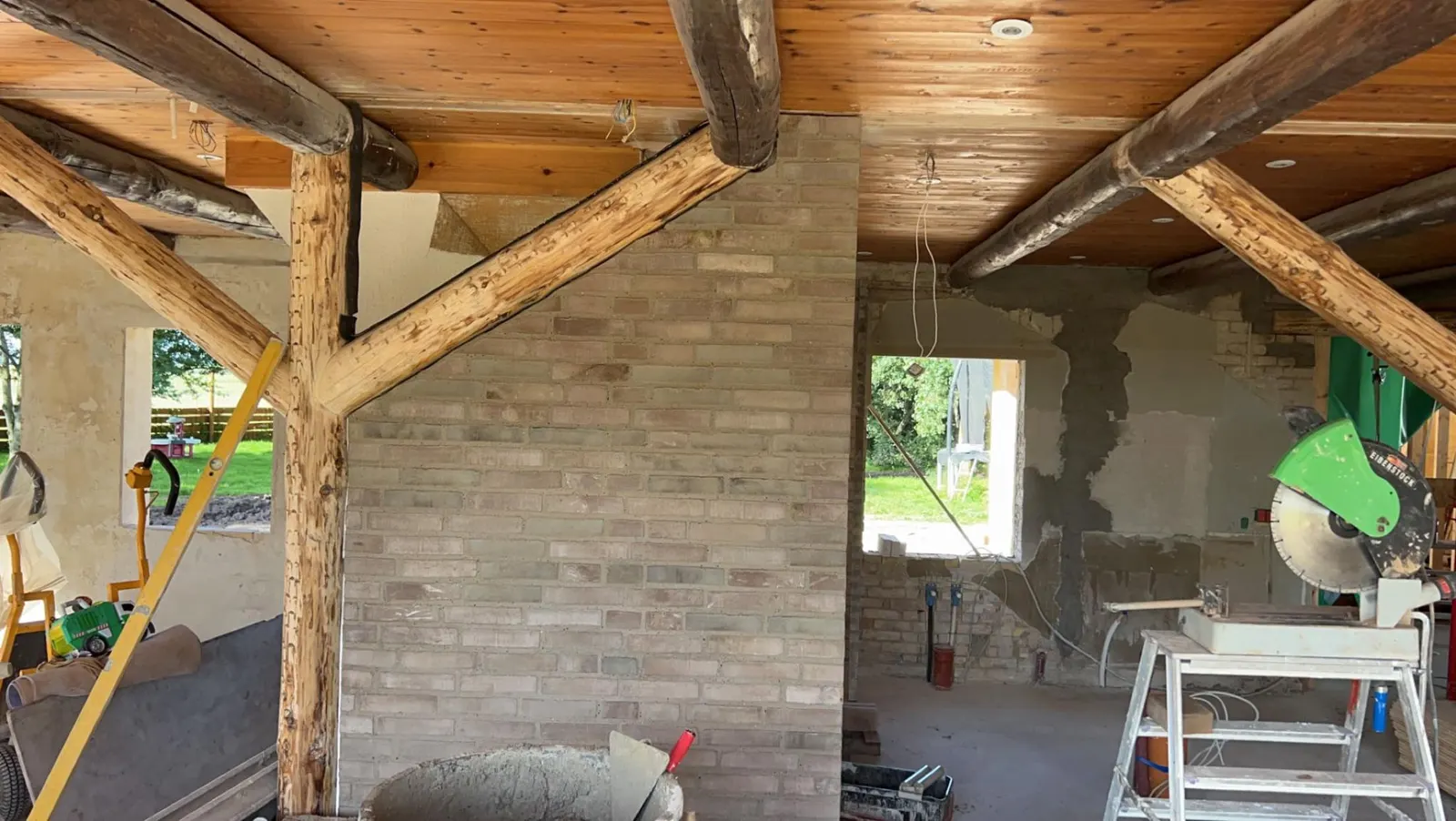 Renovering: murerarbejde udført af Murermestrene Holst og Mårtensson